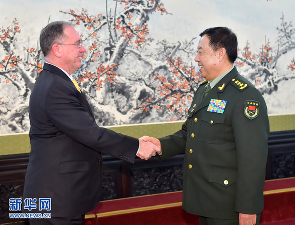 范长龙会见美国国防部副部长 范长龙会见美国国防部副部长