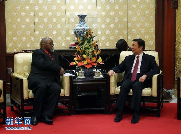 李源潮会见南非非国大代表团 李源潮会见南非非国大代表团