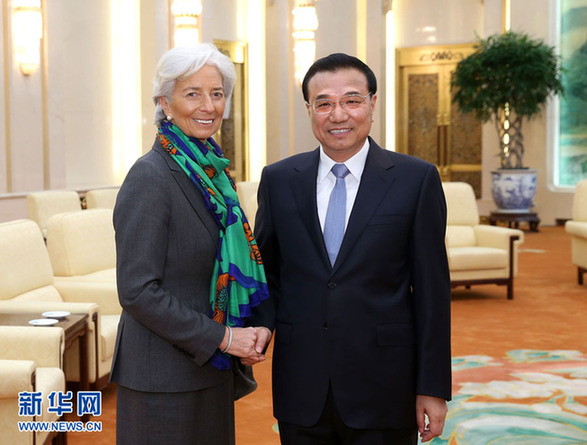 李克强分别会见国际货币基金组织总裁和亚洲开发银行行长 李克强分别会见国际货币基金组织总裁和亚洲开发银行行长