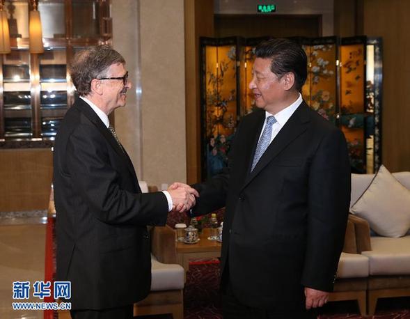 习近平会见比尔·盖茨 习近平会见比尔·盖茨
