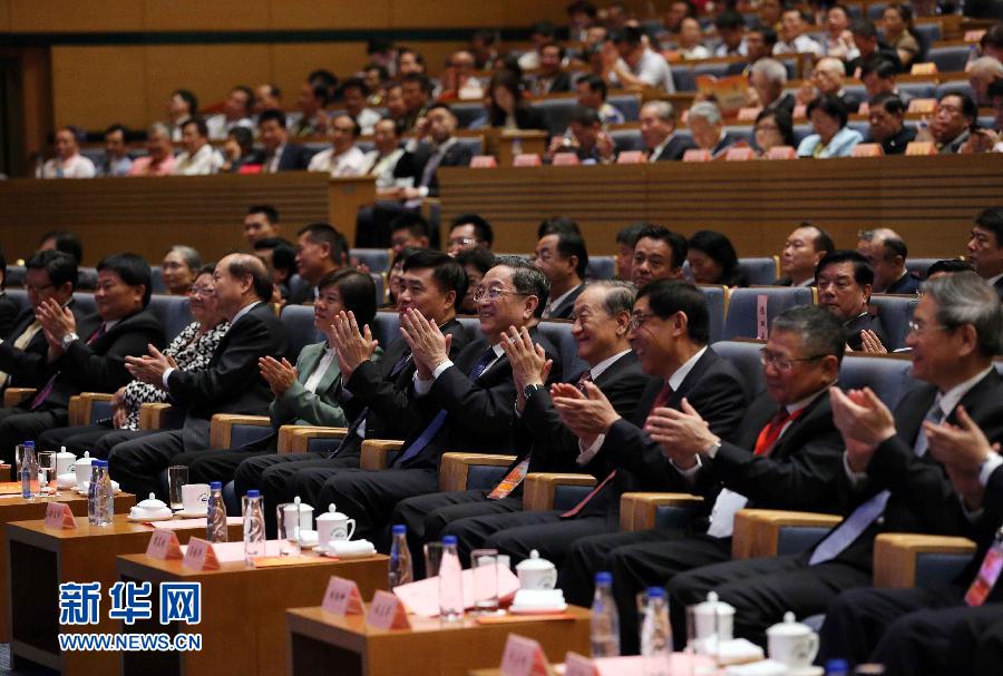6月14日,第七届海峡论坛在厦门隆重举行。中共中央政治局常委、全国政协主席俞正声出席论坛开幕式并致辞。 新华社记者 刘卫兵 摄 6月14日,第七届海峡论坛在厦门隆重举行。中共中央政治局常委、全国政协主席俞正声出席论坛开幕式并致辞。 新华社记者 刘卫兵 摄