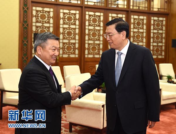 张德江分别会见克罗地亚总统、蒙古国国家大呼拉尔主席